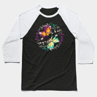 Scholar Love - Final Fantasy 14 Eos and Selene Healer Fairies Baseball T-Shirt